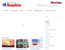 Tablet Screenshot of mundosophia.com